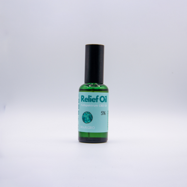 CBD RELIEF OIL<br>5% 50ml - Volles Spektrum